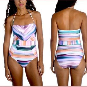 La Blanca Ocean Tides One-Piece Swimsuit